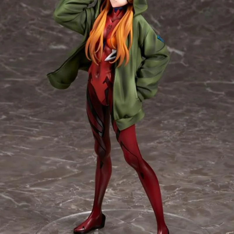 23CM PVC NEON GENESIS EVANGELION Asuka Langley Soryu Peripherals Action Figures Toy Model Desktop Ornament Birthday Gift