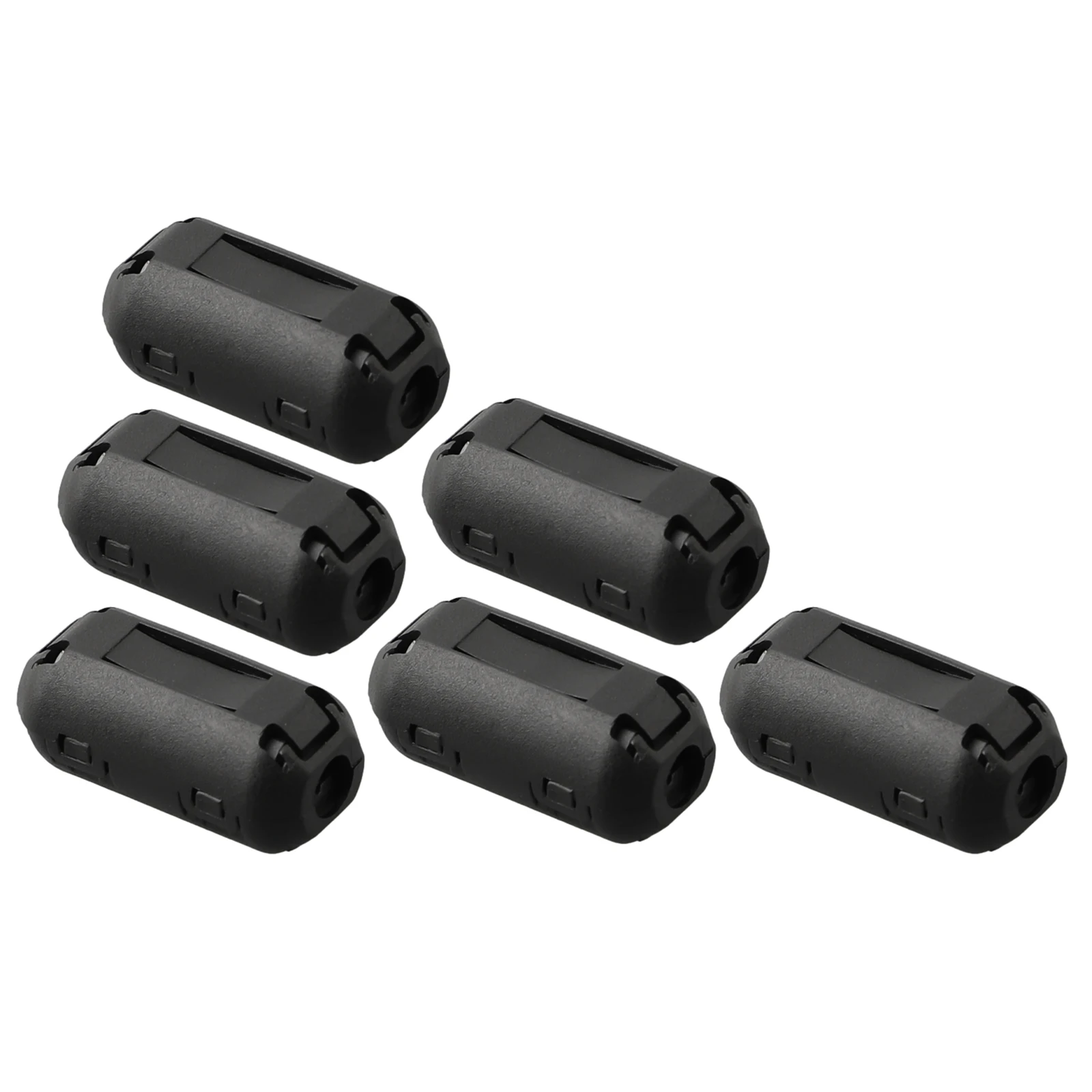 2/5pcs RFI Filtering Ferrite Core Ring 5mm Diameter Clip For USB Firewire Phone Powerline Coaxial Audio Video Cables