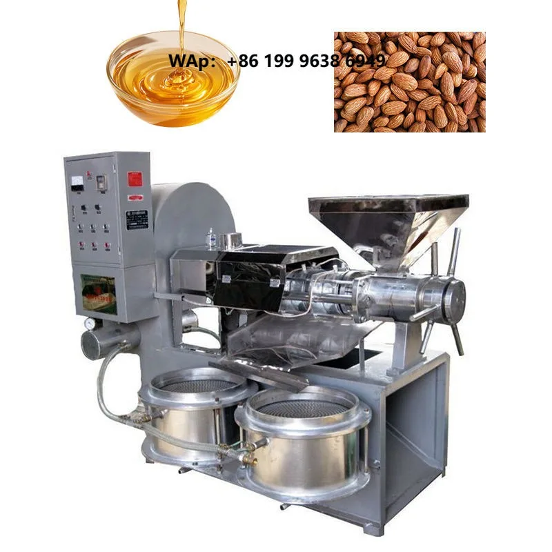150kg/h Small Home Use Bancoul Nut Sesame Flax Seed Peanut Pepper Seed Sunflower Seed Oil Cold Press Extraction Machine