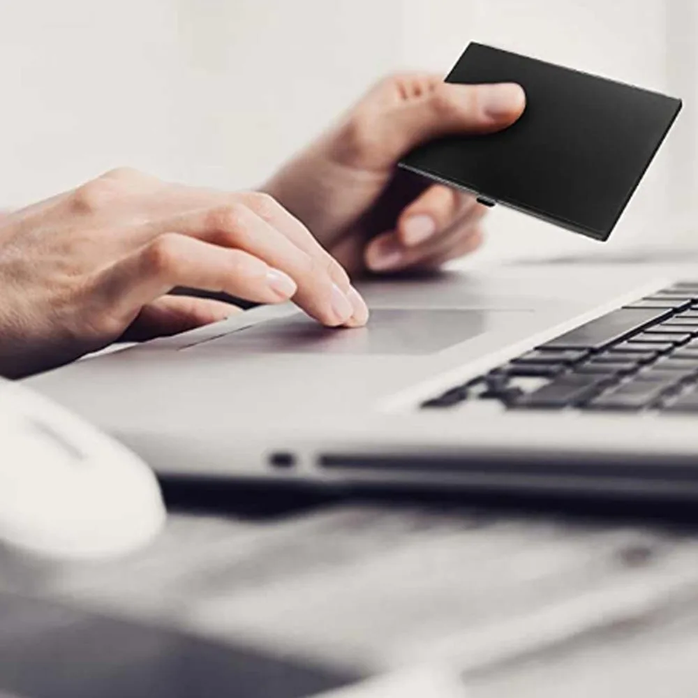 

Antimagnetic SIM Card Case Shockproof Portable SIM Card Holder Aluminum Alloy Waterproof Memory Card Storage Case Travel Use