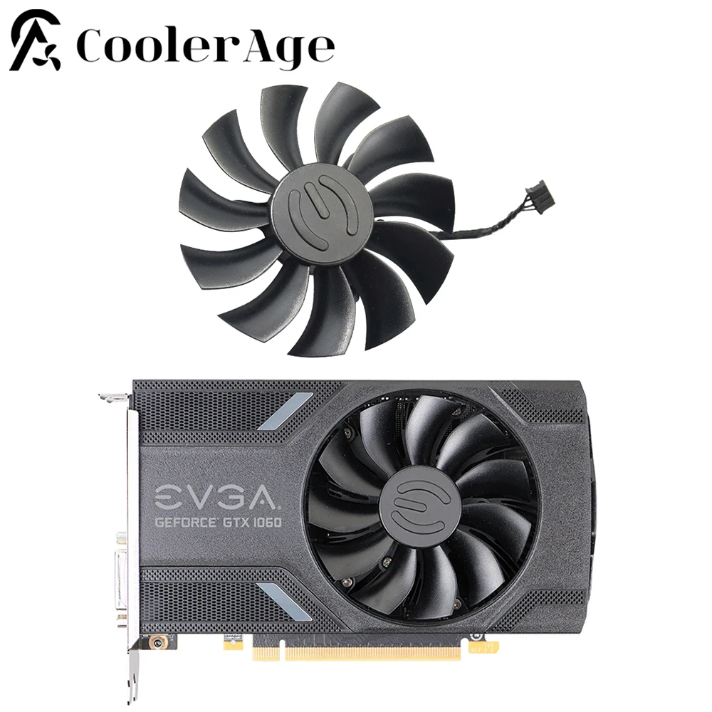 85MM PLA09215B12H 4Pin GTX 1060 ITX Video Card Fan For For EVGA GeForce GTX 1060 960 950 SC Gaming Graphics Card Cooling Fan