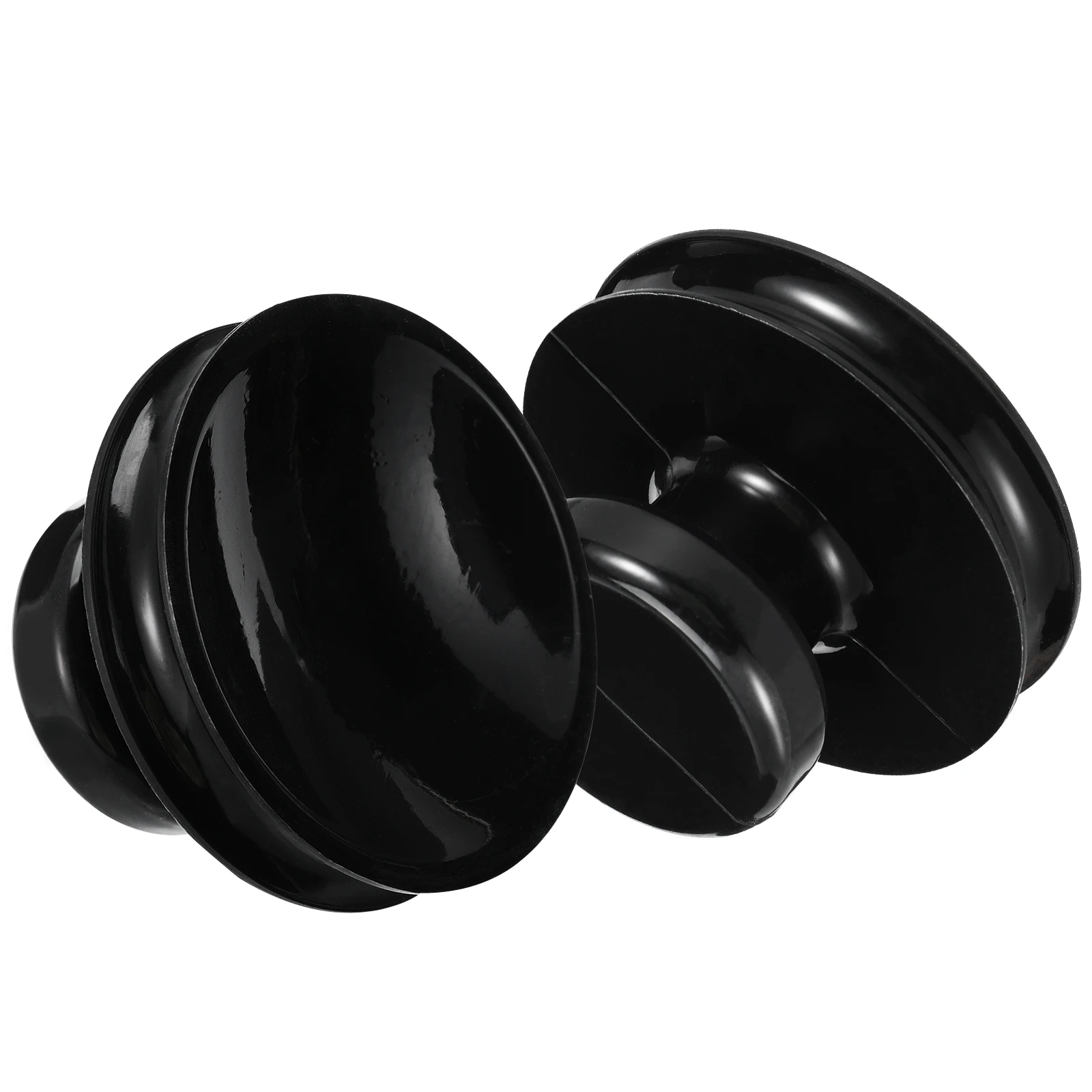

2 Pcs Buddha Sound Bowl Suction Cup Singing Cups for Bowls Handles Tool Tibetan