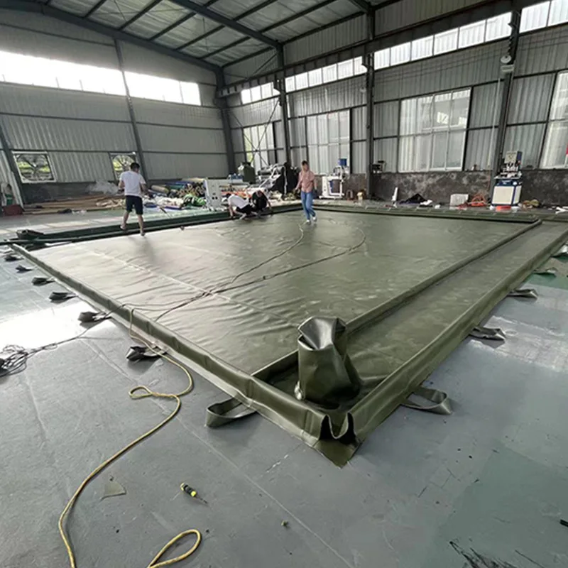 Oil Protection Pool Cofferdam Oil Protection Pool Manufacturer Customization Foldable Portable PVC Software Oil Protection Pool