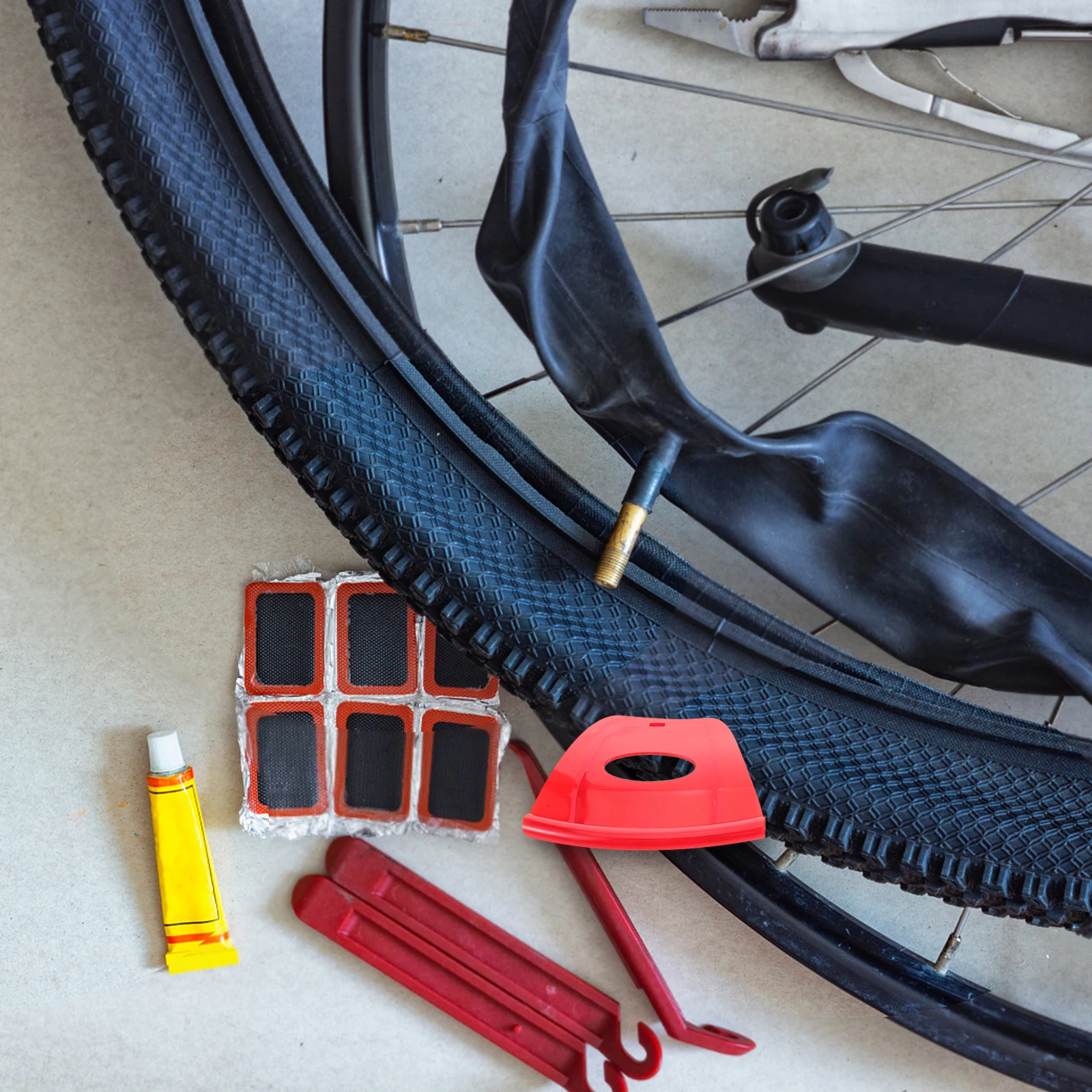 

2Pcs Tire Rim Protectors Resin Bike Motorcycle Wheel Protector Tire Edge Guard Wheel Repair Tool for Cycling