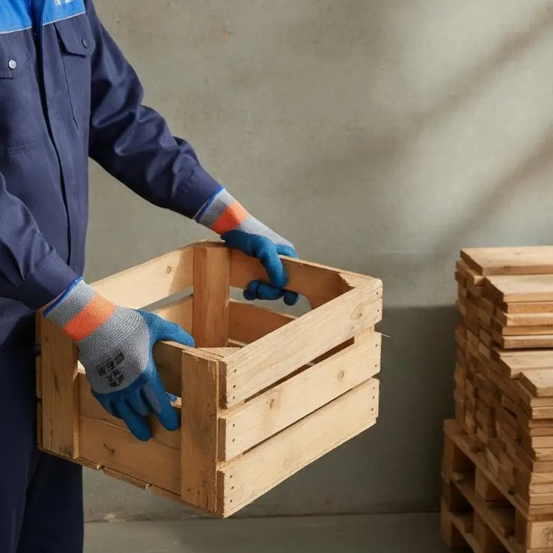 Tire Rubber Labor Gloves Anti Slip Durable Thick Puncture Resistant for Construction Gardening Electrical Work Labor Safety