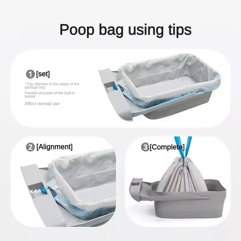 Smart Cat Litter Box Poop Bag Replacement Trash Waste Bag for Neakasa M1 Automatic Self Cleaning Cat Toilet Cleaning Supplies