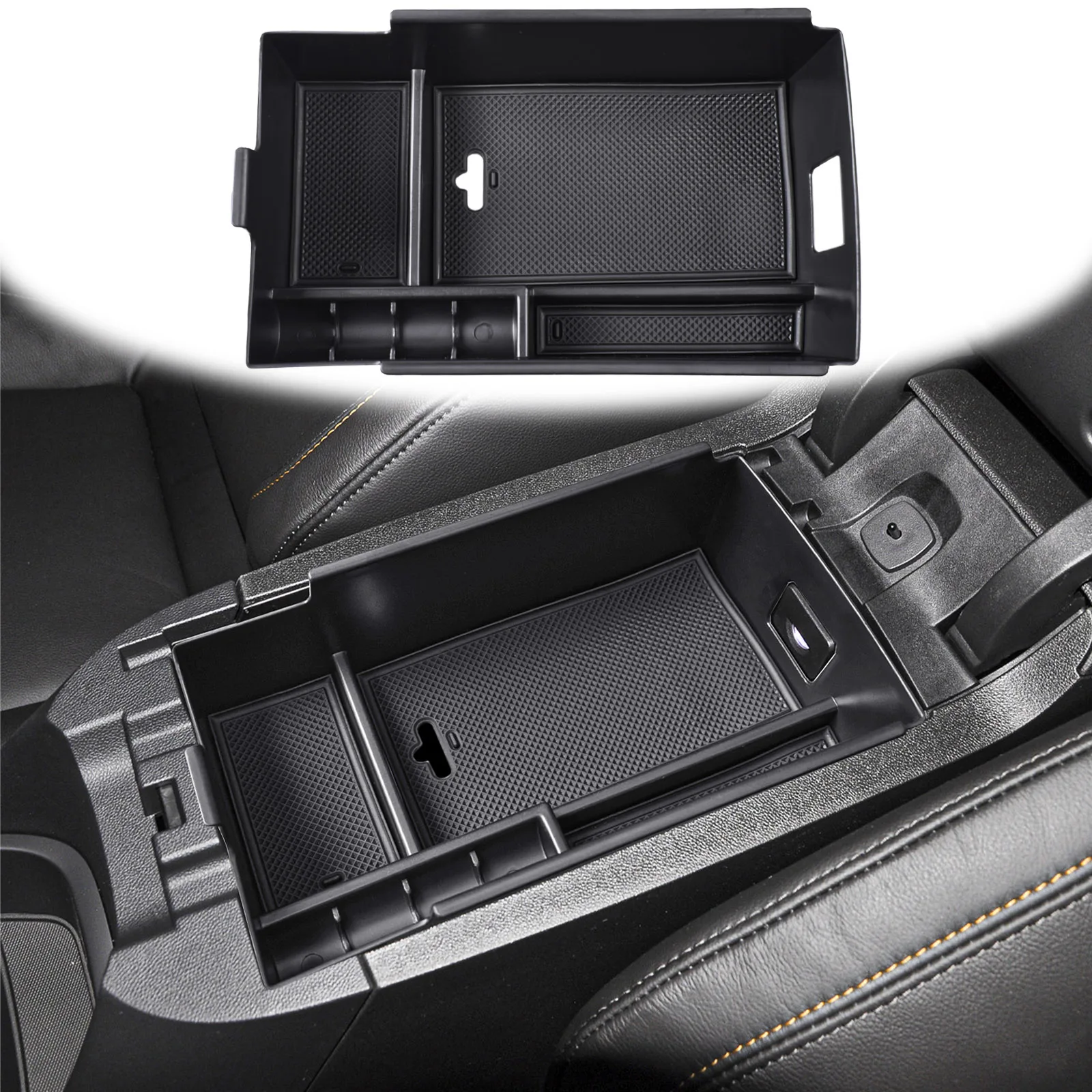 

Center Console Organizer For Chevy Equinox 2018 2019 2020 2021 2022 2023 2024 Car Accessories Armrest Storage Box Insert Tray