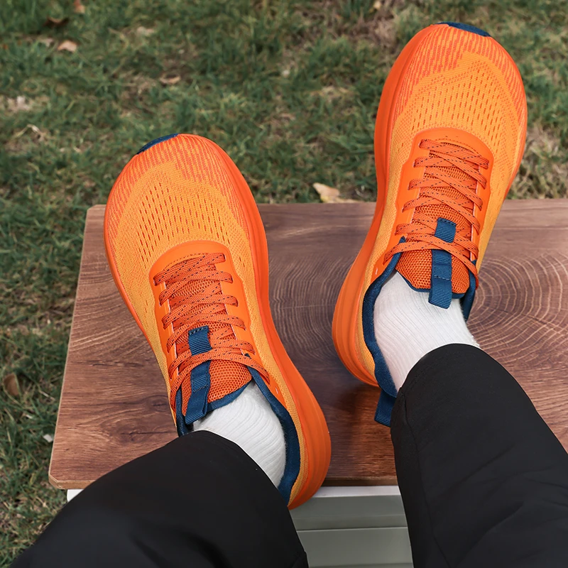 أزياء الرجال أحذية رياضية كاجوال الحد الأدنى واسعة اصبع القدم أحذية بيرفوت تنفس خفيفة الوزن احذية الجري صفر باطن أحذية المشي #3