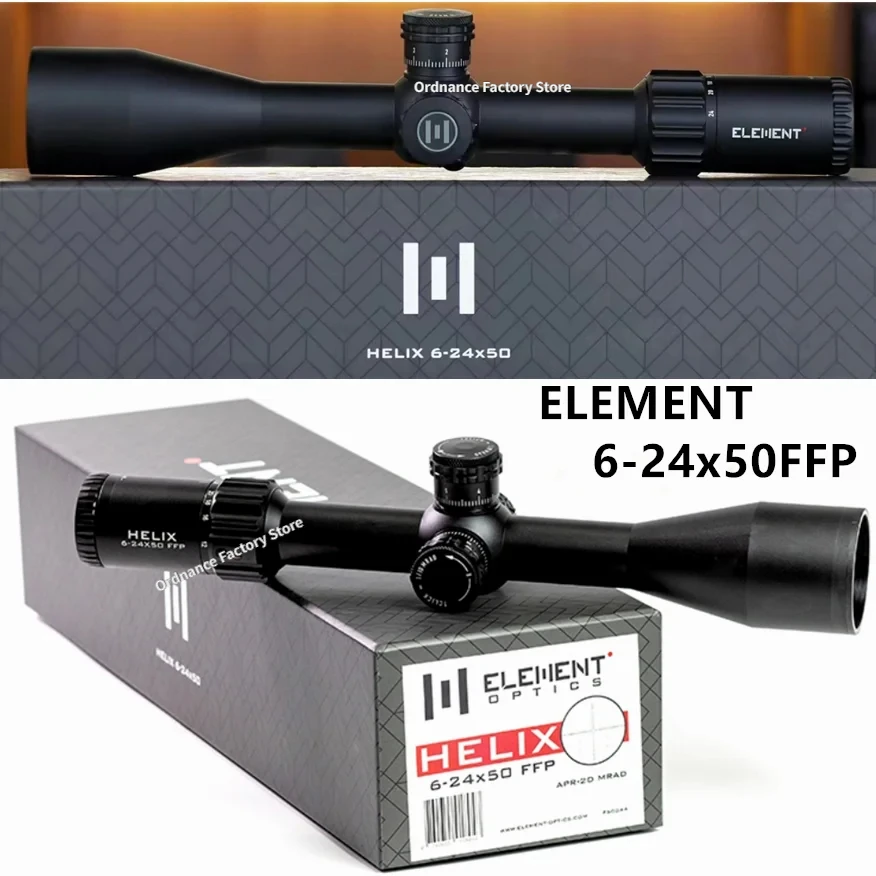 HD Gen2 6-24x50 FFP Hunting Scopes First Focal Plane Long Range Riflescope Zero Reset or Zero Stop Tactical Sights