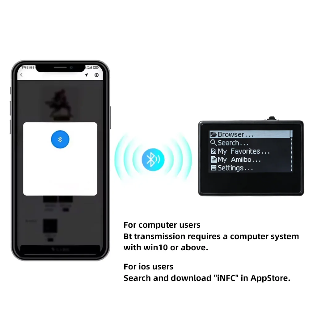 Intelligent Emulator Pixl Simulator Infinite Card Writer Rechargeable For Amiibo Switch Switch2 Wii U 3DS Gaming Accessories