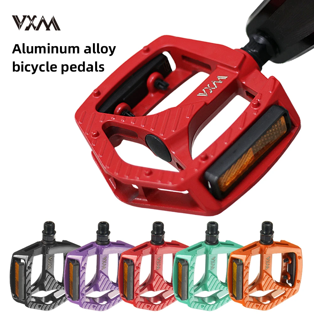 

VXM BIKING Bicycle Pedals Sealed DU Bearing Nonslip Pedal Mountain Bike Road Cycling strong Alloy MTB Pedal Bicycle Accessories