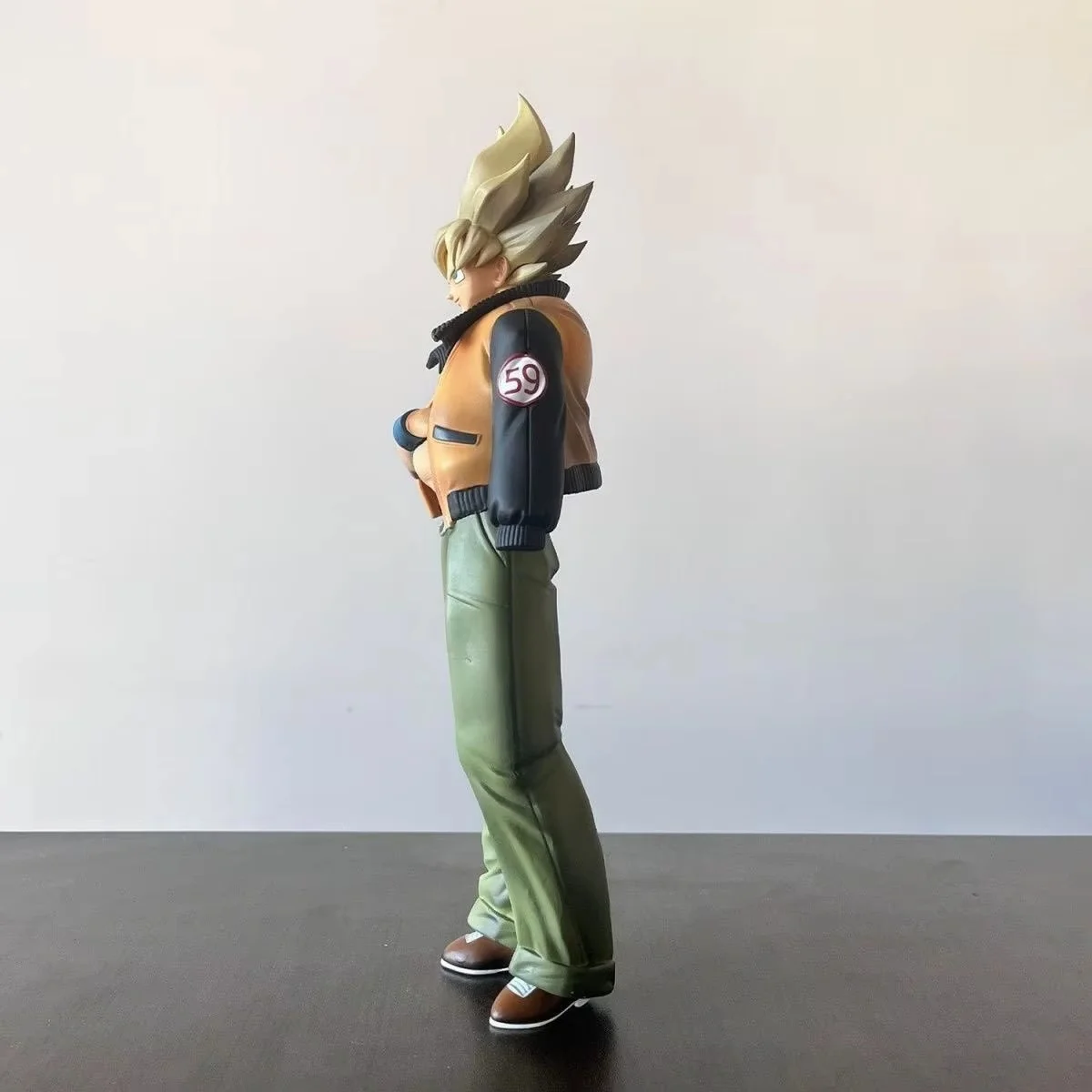 Dragon Ball Anime Action Figure 30.5 Cm Plain Clothes Kakarotto Sportswear Hand-Made Ornament Collectible Toy Gift for Fans