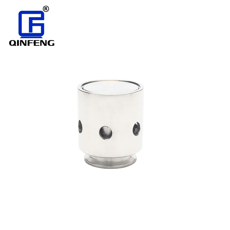 QINFENG Food Grade SS304 Sanitary Stainless Steel Quick Install Clamp End 1.5 Inch Exhaust Vacuum Air Release Valve