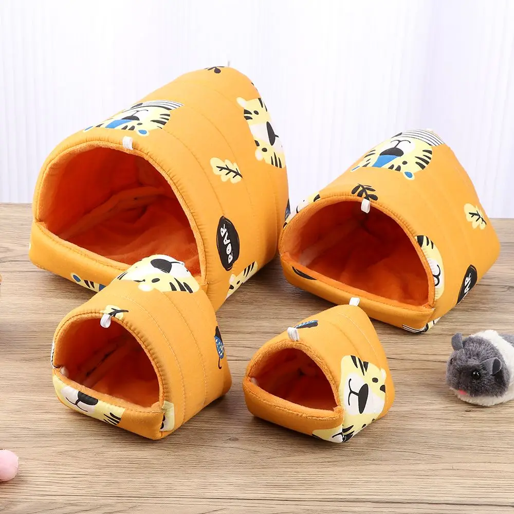 Comfortable Hamster House Small Animal Sleeping Bed Soft Guinea Pig Nest Warm Mat Mini Cage For Rabbit Squirrel Mat view 4