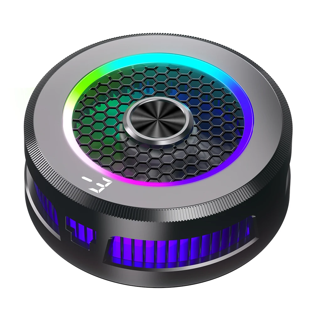 Magnetic & Back-clip Mobile Gaming Cooling Fan Cooler RGB Semiconductor Refrigeration Phone Radiator for iPad Iphone Mac