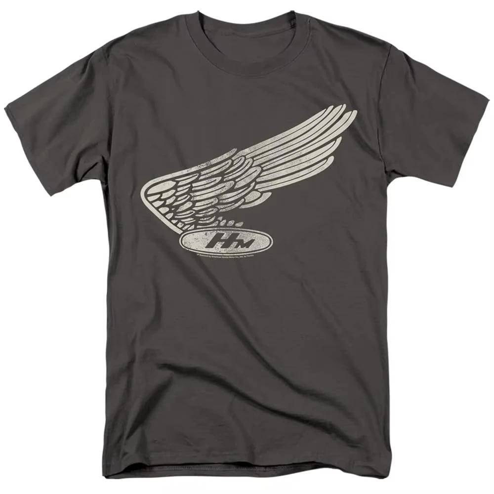 هوندا دراجة نارية تي شيرت الصيف عالية الجودة العصرية العلامة التجارية موضة سباق الملابس الرجال والنساء طباعة قصيرة الأكمام