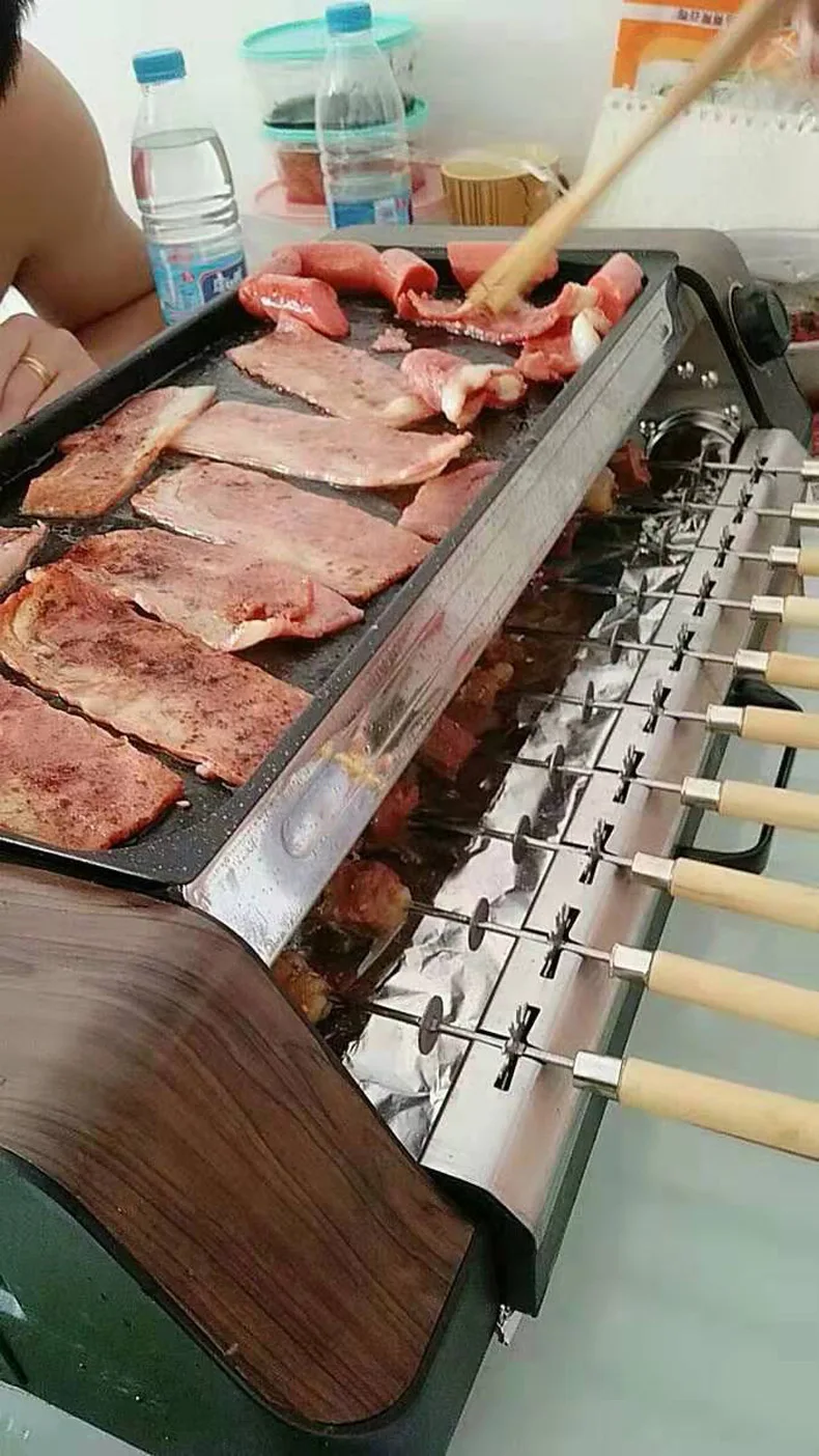 

Household Electric Skewers BBQ Grill Outdoor Picnic Electric Barbecue Machine Multifunctional High-quality Griddle
