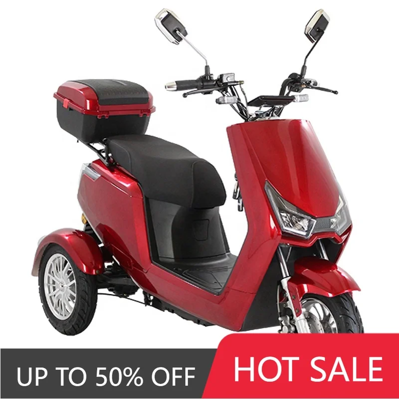 RRE Eye-catching 60v powerful electric motorcycle tricycle 3-wheel bicycle with reversing