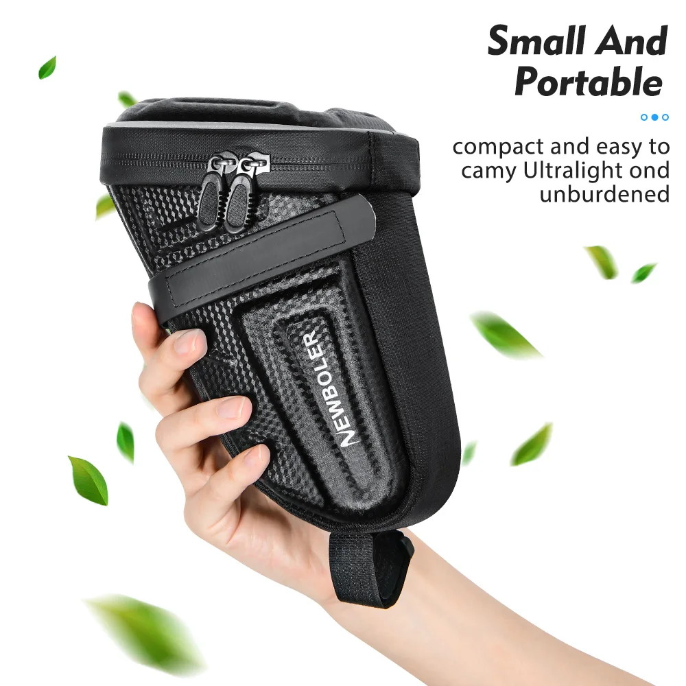 NEWBOLER Waterproof Bicycle Saddle Bag MTB Road Bike Saddlebags Reflective Striped Bicycle Tool Holder Bag MTB Accessories image 6