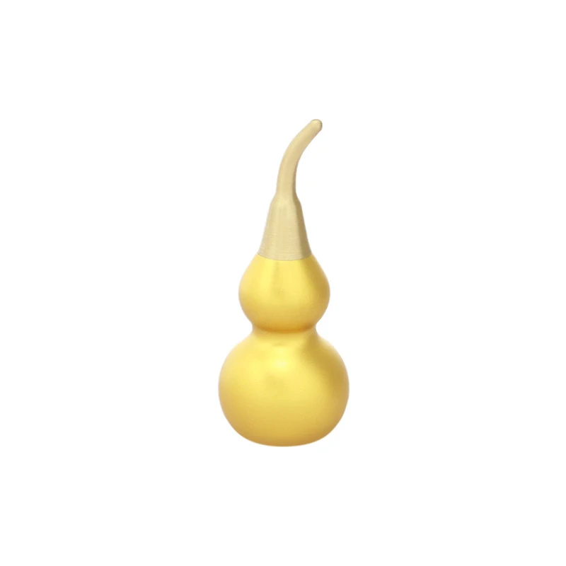Small Gourd Pendant Car Jewelry Open Hollow Five Element Wu Lou Hu Lu Feng Shui Ornament Copper Aluminum metal Home Decoration
