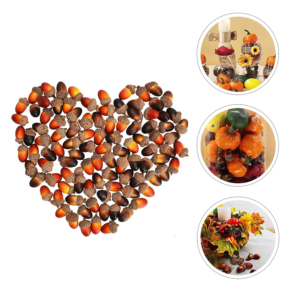 Fall Wedding Decor Holiday Decorations Decorate Simulation Acorn Artificial Acorns Ornament