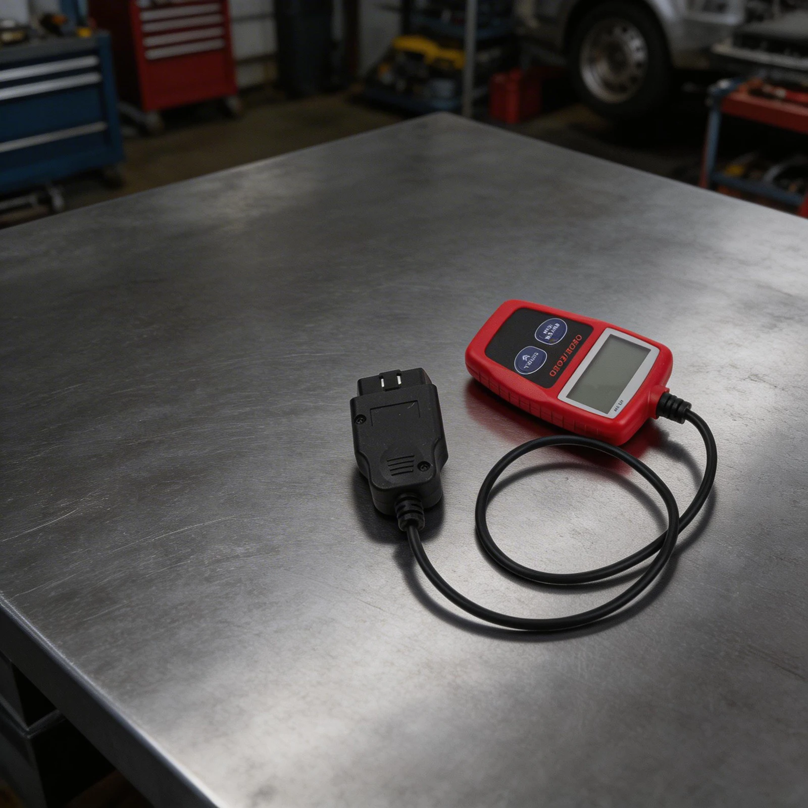 Code Reader OBD2 Scanner Reads VIN CIN CVN Displays DTC Definitions Engine Malfunction Indicator Tool For Cars