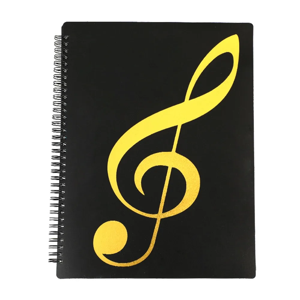 Flexible Multi-layer Music Score Folder Detachable 40 Pages Piano Music Score Folder Writable Fits Letter Size