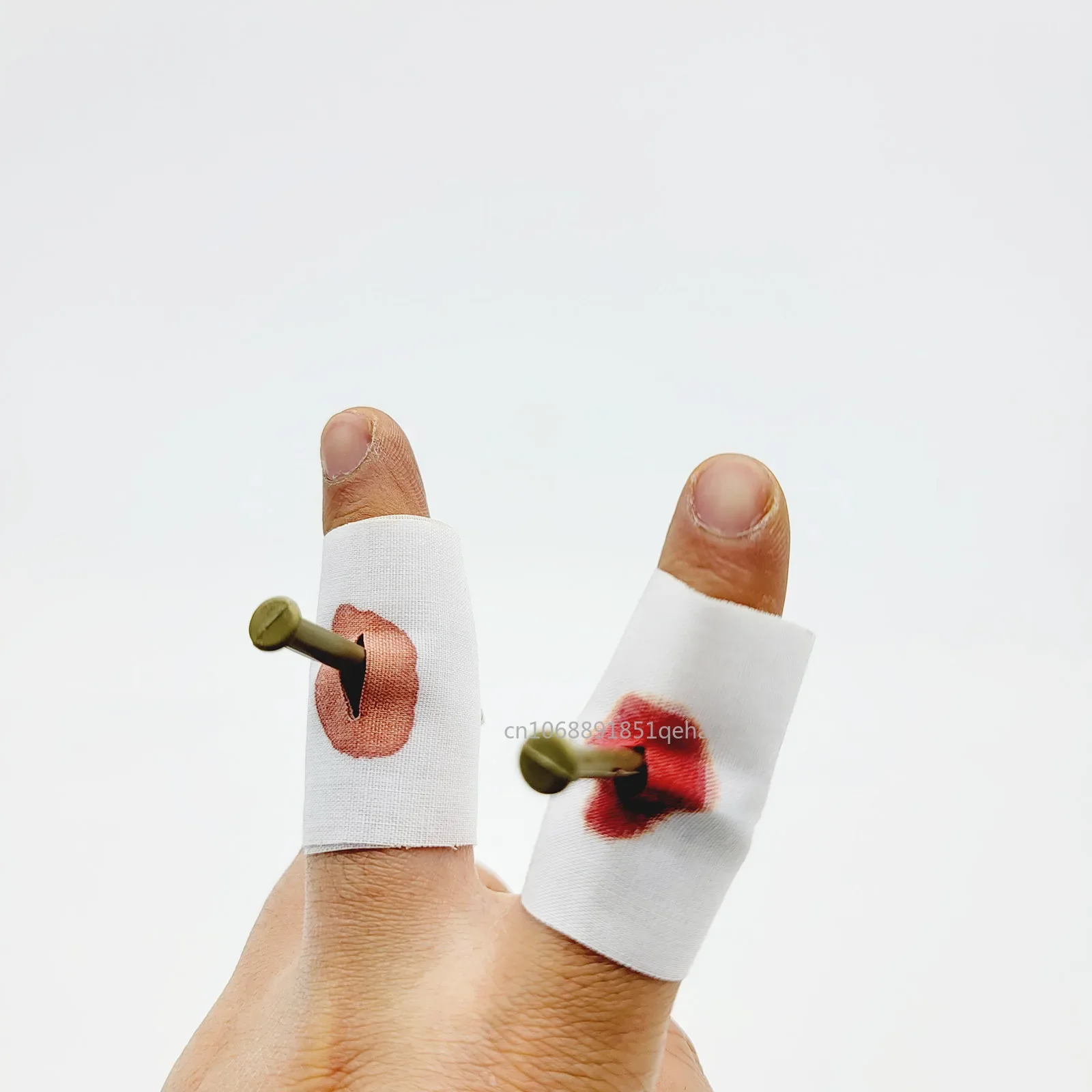 لعبة مزحة للأظافر المزيفة من خلال الإصبع للأطفال، لعبة صديق سحري مبتكرة للهالوين، خدعة تخويف، لعبة نكتة يوم كذبة أبريل، هدايا للحفلات #5