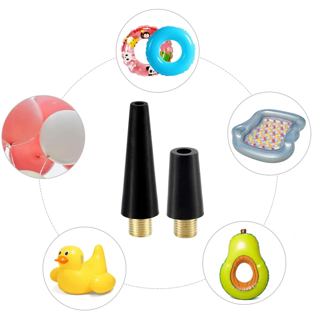 Tire Valve Adapter Ball Pump Needle Balloon Nozzle Inflation Kit for Xiaomi Air Pump and Other Compatible Electric Inflator