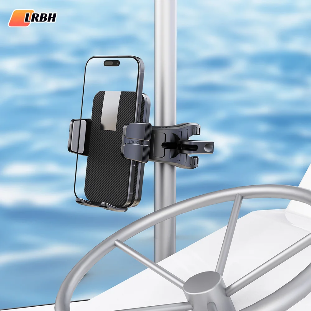 

BoatPhone Holder, Universal Desk Waterproof Heavy Duty Holder for Boating Kayak Sailing Marine Marina for iPhone All Smartphones