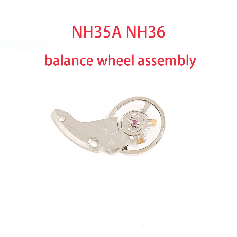 

Watch accessories suitable for Japanese NH35 NH36 mechanical movement balance wheel with splint NH35 NH36 balance wheel assembly