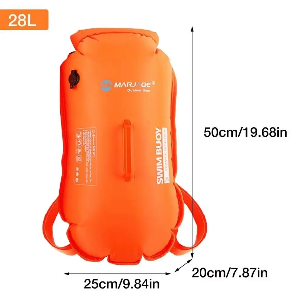 Drift Buoy Buoyancy Bag Thickened Float Backpack Swimming Bag Multifunctional Anti Drowning Swimming Buoy Bag Kayaking