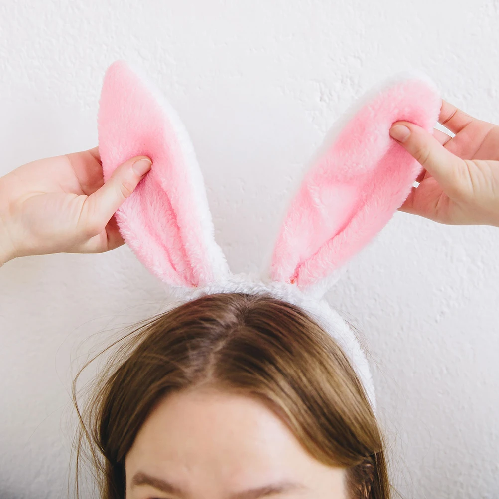 

6Pcs Rabbit Headb Hair Accessories Bunny Ears Decoration Girls Child Party Headdress Cosplay Photo Prop Birthday