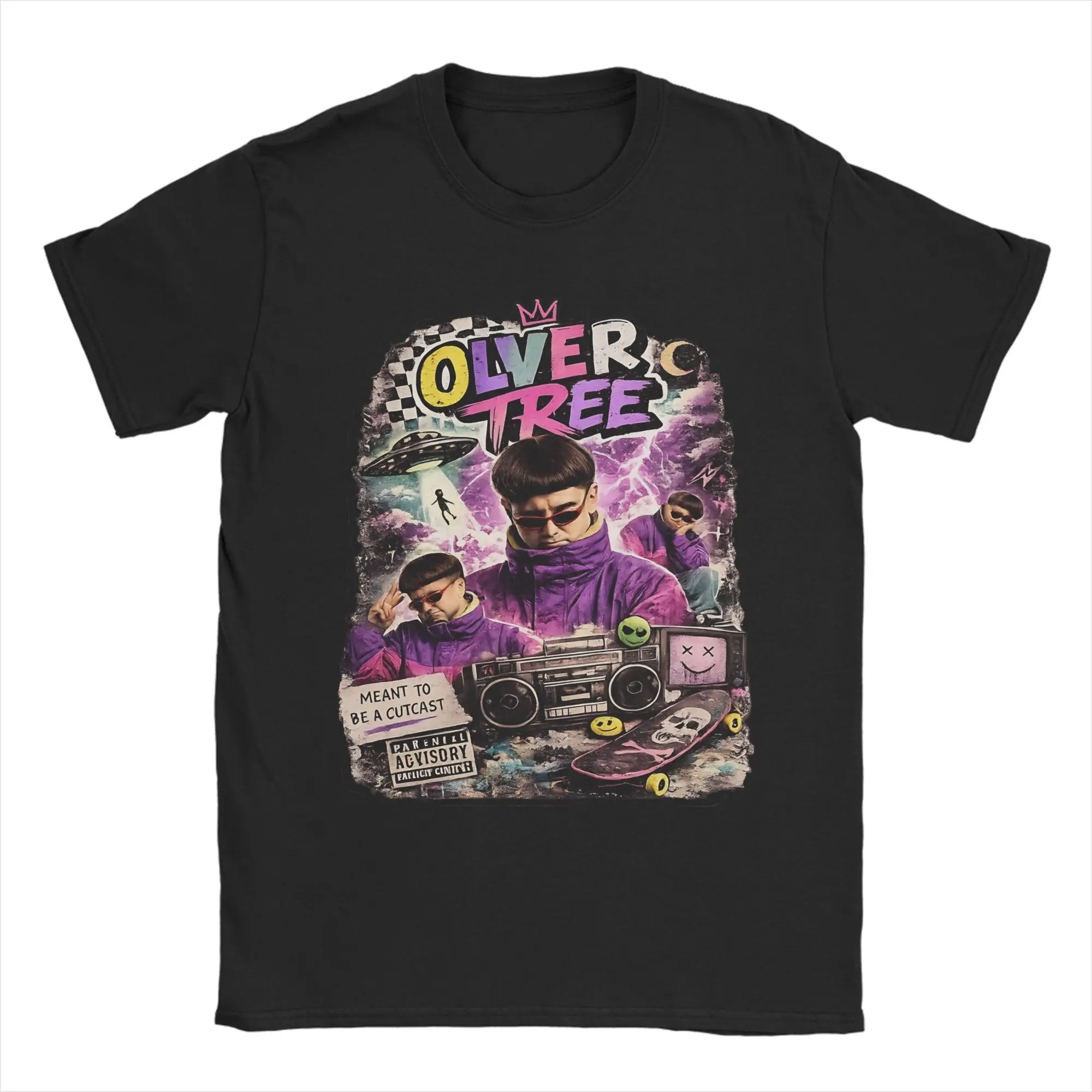 Oliver Tree American Singer Rapper T Shirts Men Women Cotton Funny T-Shirts Crewneck  Tee Shirt Short Sleeve Clothes Plus Size
