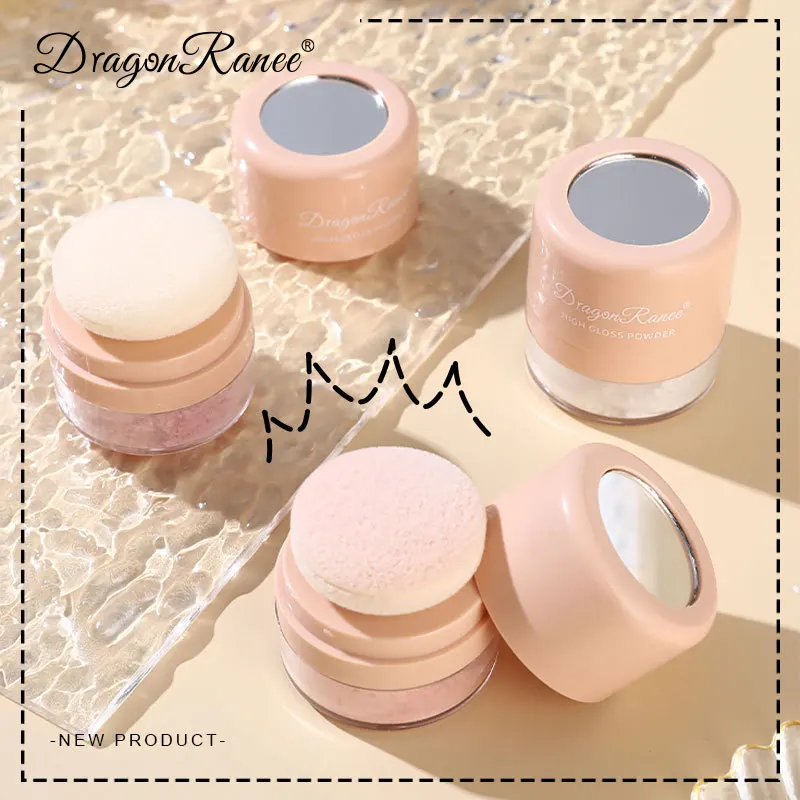 Dragon Ranee Highlighter Pat Powder Full Body Brightening Face Lying Silkworm Pearl Nose Profile Glitter Loose Powder Powder