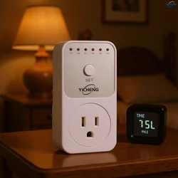 1Pcs Countdown Timer,Manual set up Countdown close 1/2/4/6/8/10 Hours,Socket-typeTimer with for Office Home Kitchen Classroom