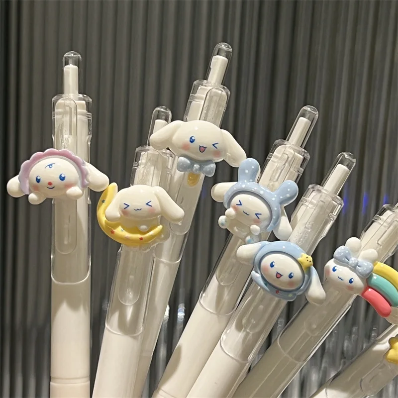 1 Piece Lytwtw's Cute Pudding Laurel Dog Gel Pen Creative Press Office Gift School Supplies Stationery Kawaii Funny Pens