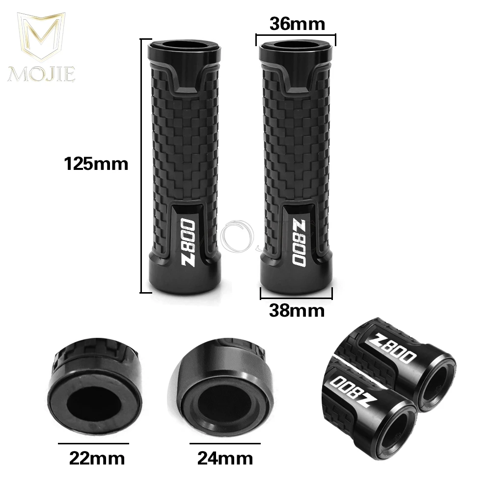 Motorcycle Handle Bar Grip Rubber Handlebar Grips Non-slip For