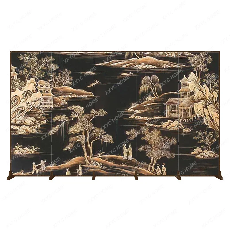 

Chinese Retro Entrance Entrance Tea Room Bedroom Decoration Movable Covering Subareas Screens