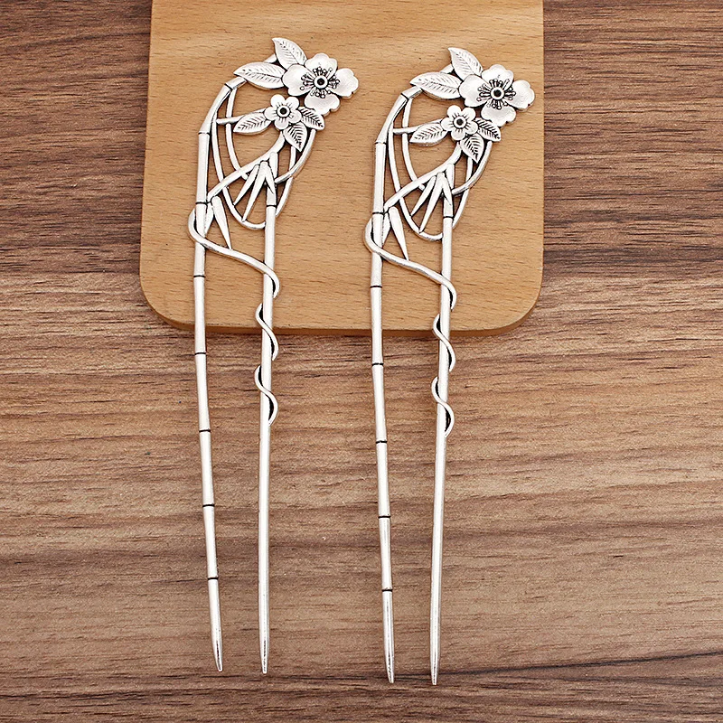 BoYuTe Metal Alloy Hairpin Hair Stick Materials Handmade DIY Jewelry Accessories and Components Wholesale