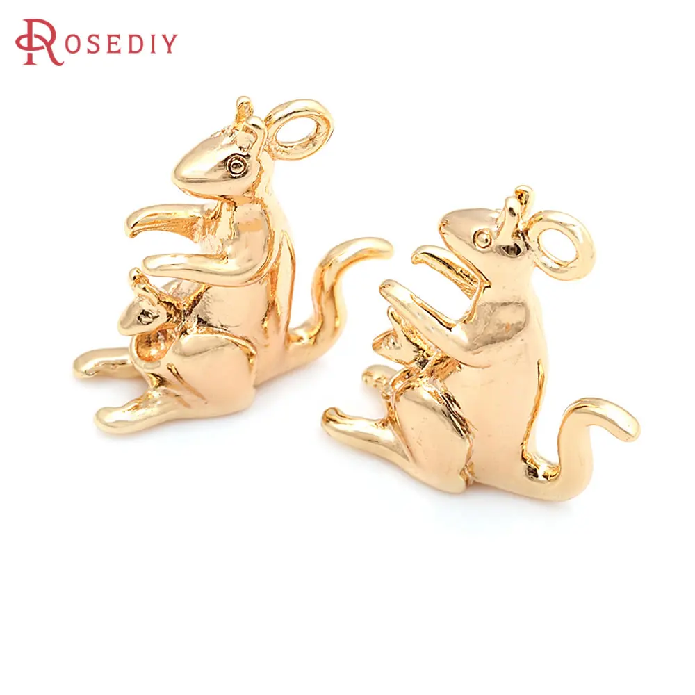 6PCS 18K Gold Color… - image