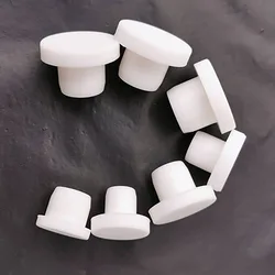 10-20pcs Silicone Rubber Sealing Plug White 2.7mm-17mm Male Hole Caps T Type Plugs Seal Stopper Dustproof Furniture Screw Holes