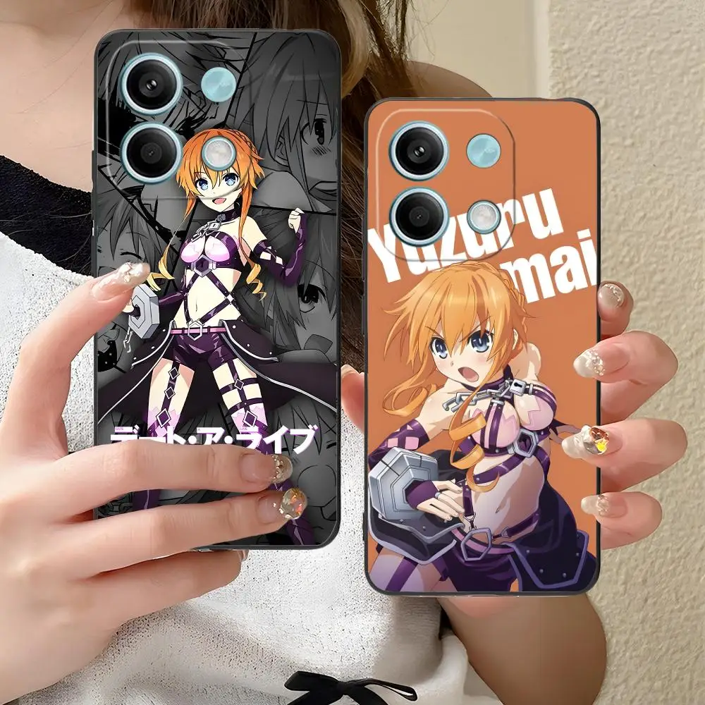 

Чехол для телефона Date a Live Yamai Kaguya для Xiaomi Redmi 14 13 12 A5 3 2 1 C Plus 4G 5G с цветным принтом, красивый чехол, роскошный