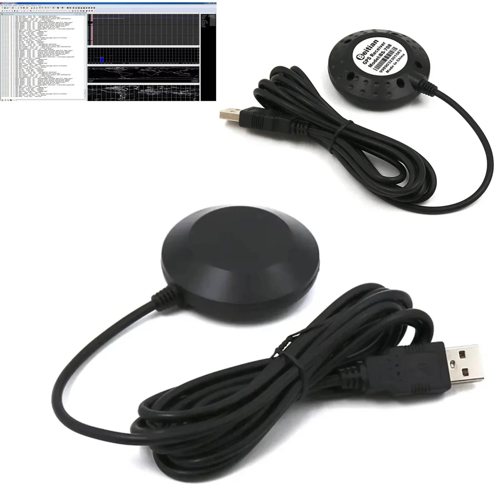 Beitian BS-708 GPS Receiver G7020-KT USB Level G-MOUSE Module without Compass w 4M Flash for Flight Control Positioning Modules