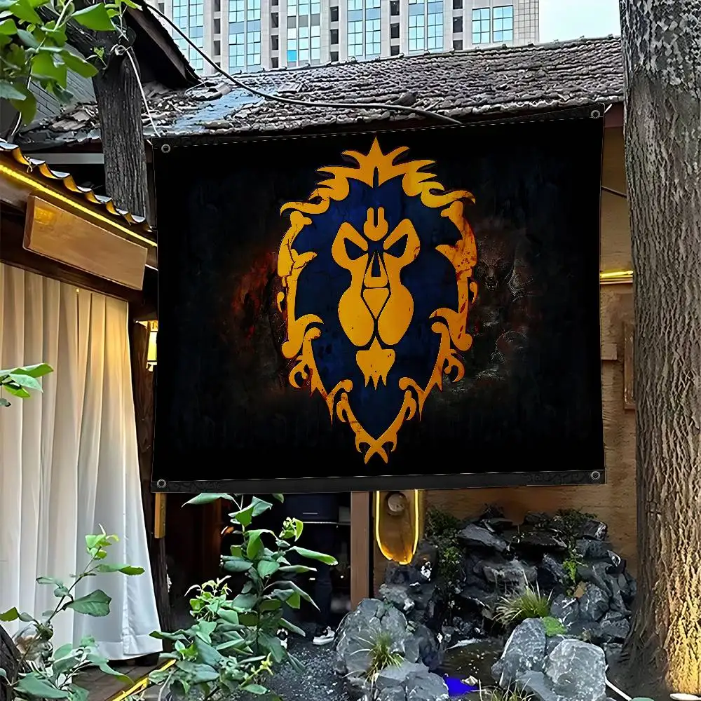 Arthas World Of Warcraft Colorful Flag Wall Hanging Bohemian Wall Banner Mandala Indoor Art Decor
