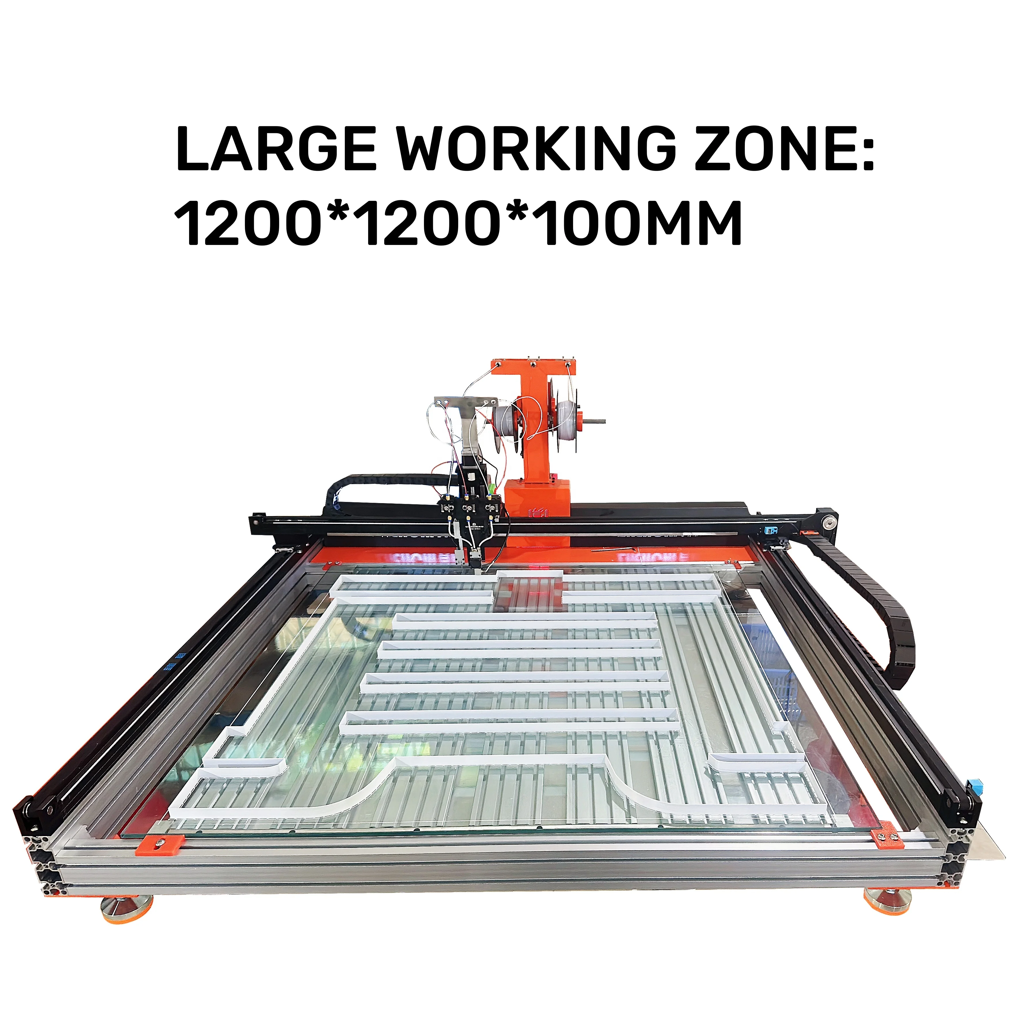 2024 New Large Scale 1200mm*1200mm*100mm Outdoor Business Sign Printer 3d Printer For Advertising Sign