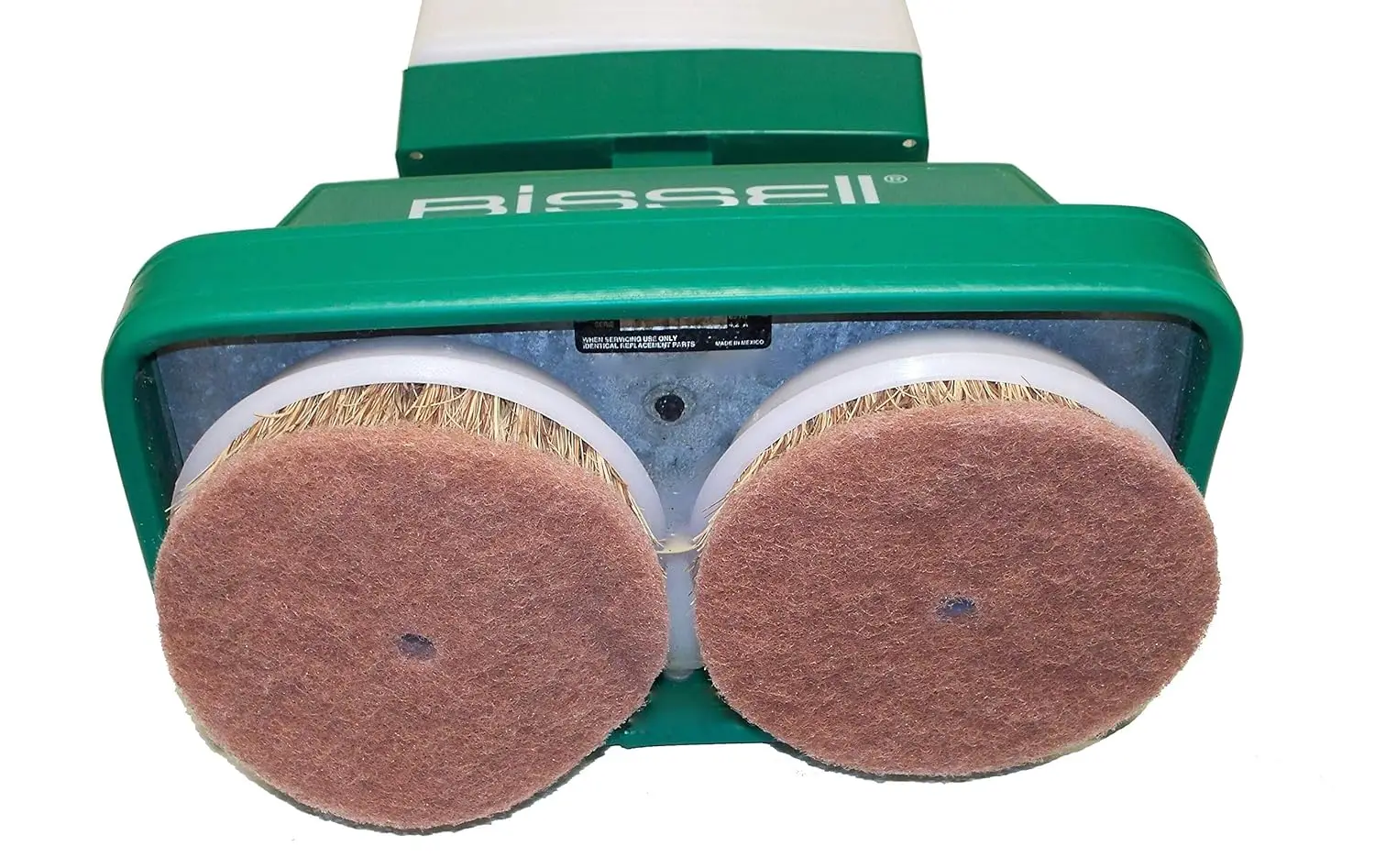 BigGreen BGFS5000 Портативный скруббер и полировщик для пола с двумя щетками, ширина 13 дюймов x 7 дюймов x 44 дюйма, белый и зеленый