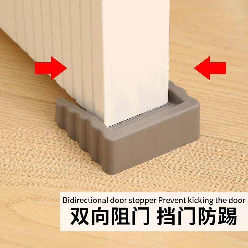 

8pcs Stopper Wedges Heavy Duty Tpr Floor Door Stops For Home Office Bedroom Security Replacement Portable Door Wedge Block