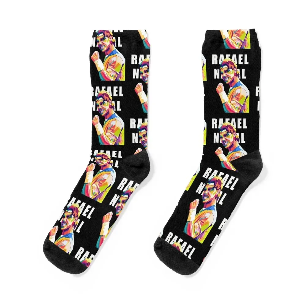 

Art Rafael Retro Nadal Socks custom sports japanese fashion Stockings Male Socks Women's