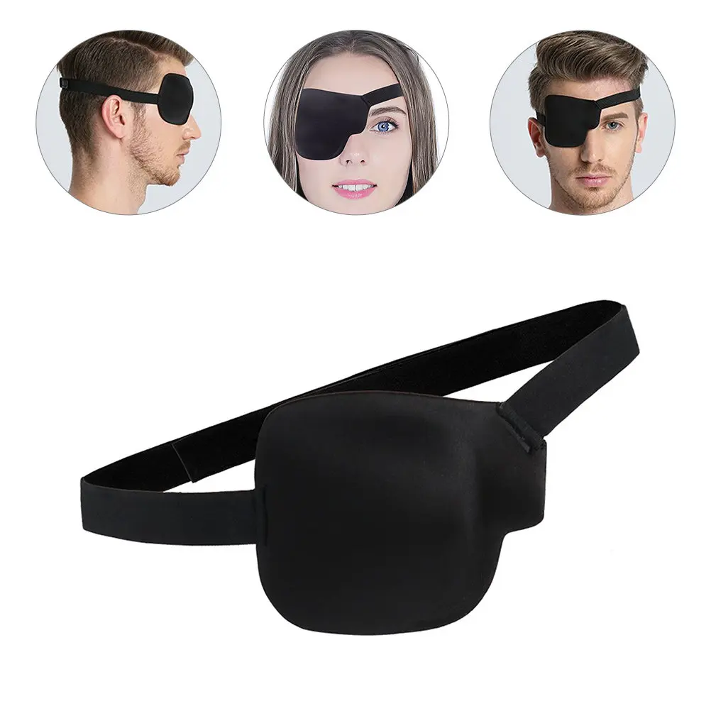 

3Pcs 3D Single Eye Mask Premium Polyester Lazy Eye Patch for Kids Amblyopia Correction Myopia Rehab Cover
